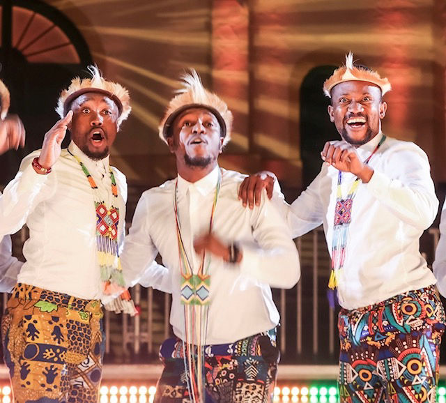 3 afrikanische Sänger